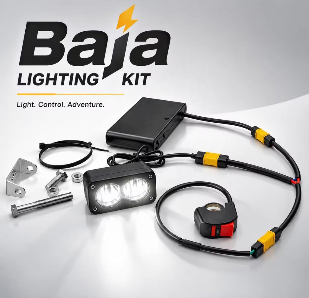 Battery powered Baja light